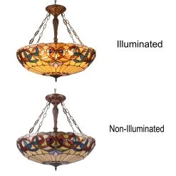 Buy ???? Gracewood Hollow Tchichelle 4-light Stained Glass And Antique Dark Bronze Inverted Pendant - Multi-Color/Dark Anti-Bronze ???? 10 Buy ???? Gracewood Hollow Tchichelle 4-light Stained Glass And Antique Dark Bronze Inverted Pendant - Multi-Color/Dark Anti-Bronze ???? -Gracewood Hollow shop Victorian Design 4 light Dark Antique Bronze Inverted Pendant Multi Color Dark Anti Bronze 3d4fdfa2 b36d 4794 88fd 8fbba0fcfbb9