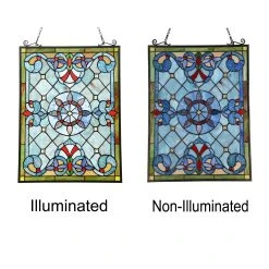 Discount ???? Gracewood Hollow Abo Victorian Geometric Stained Glass Window Panel Suncatcher ???? 8 Discount ???? Gracewood Hollow Abo Victorian Geometric Stained Glass Window Panel Suncatcher ???? -Gracewood Hollow shop Victorian Design Window Panel Suncatcher 0f9938f3 d99e 4914 a973 dabd88963673