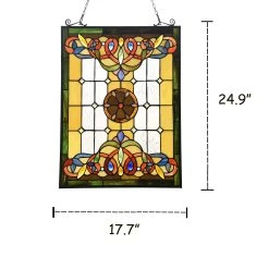 Best Sale ✨ Gracewood Hollow Taboye Victorian Stained Glass Window Panel Suncatcher ???? 9 Best Sale ✨ Gracewood Hollow Taboye Victorian Stained Glass Window Panel Suncatcher ???? -Gracewood Hollow shop Victorian Design Window Panel Suncatcher 183b3b47 bb7a 4a31 b7fc 3aa0b55780f8