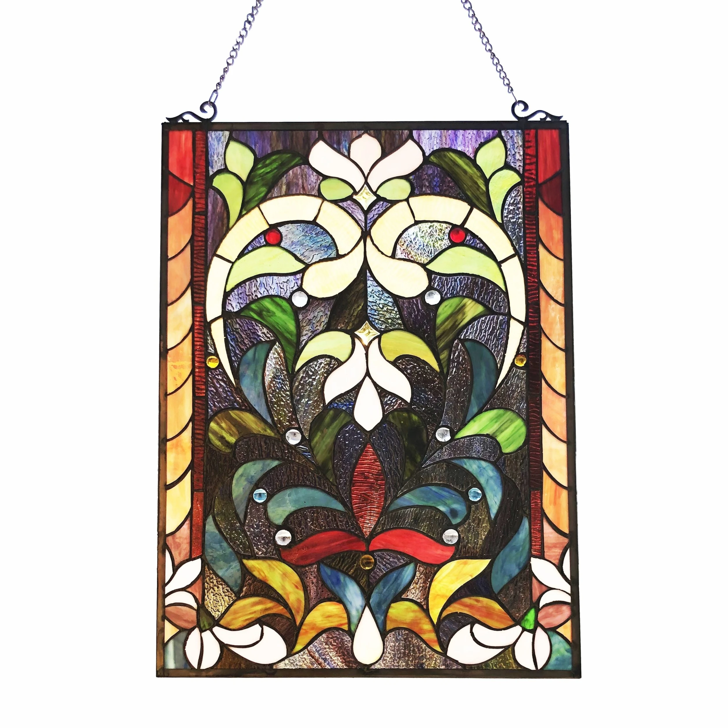 Cheap ???? Gracewood Hollow Divakaruni Rectangular Glass Window Panel/Suncatcher ❤️ 4 Cheap ???? Gracewood Hollow Divakaruni Rectangular Glass Window Panel/Suncatcher ❤️ - Image 2