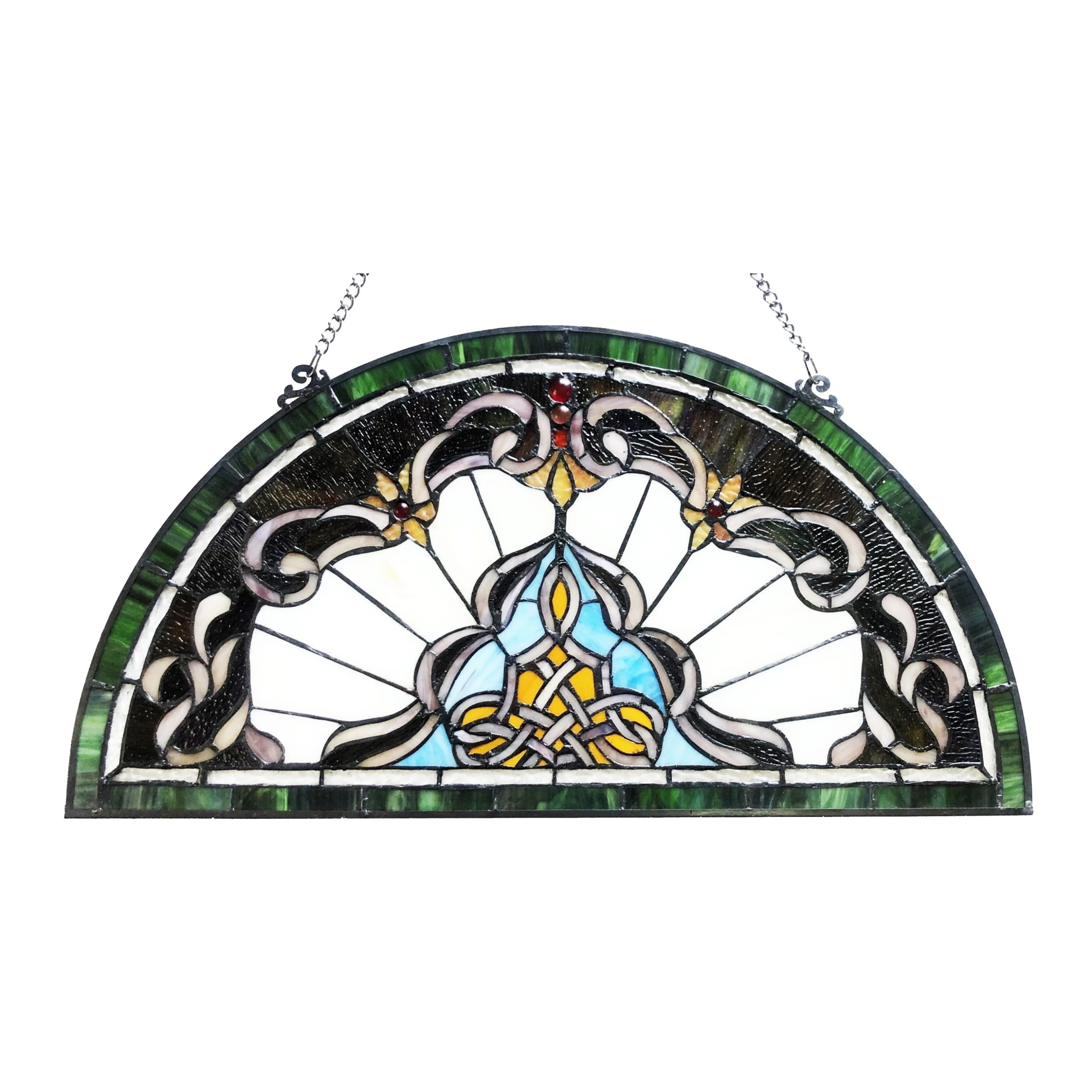 Deals ???? Gracewood Hollow Delapaz Half-circle Glass Window Panel/Suncatcher ???? 5 Deals ???? Gracewood Hollow Delapaz Half-circle Glass Window Panel/Suncatcher ???? - Image 3