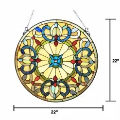 Budget ✨ Gracewood Hollow Dilloway Circular Glass Window Panel/Suncatcher ???? 9 Budget ✨ Gracewood Hollow Dilloway Circular Glass Window Panel/Suncatcher ???? -Gracewood Hollow shop Victorian Design Window Panel Suncatcher aa219b7c 879e 404f a219 496cd4e3a5c3