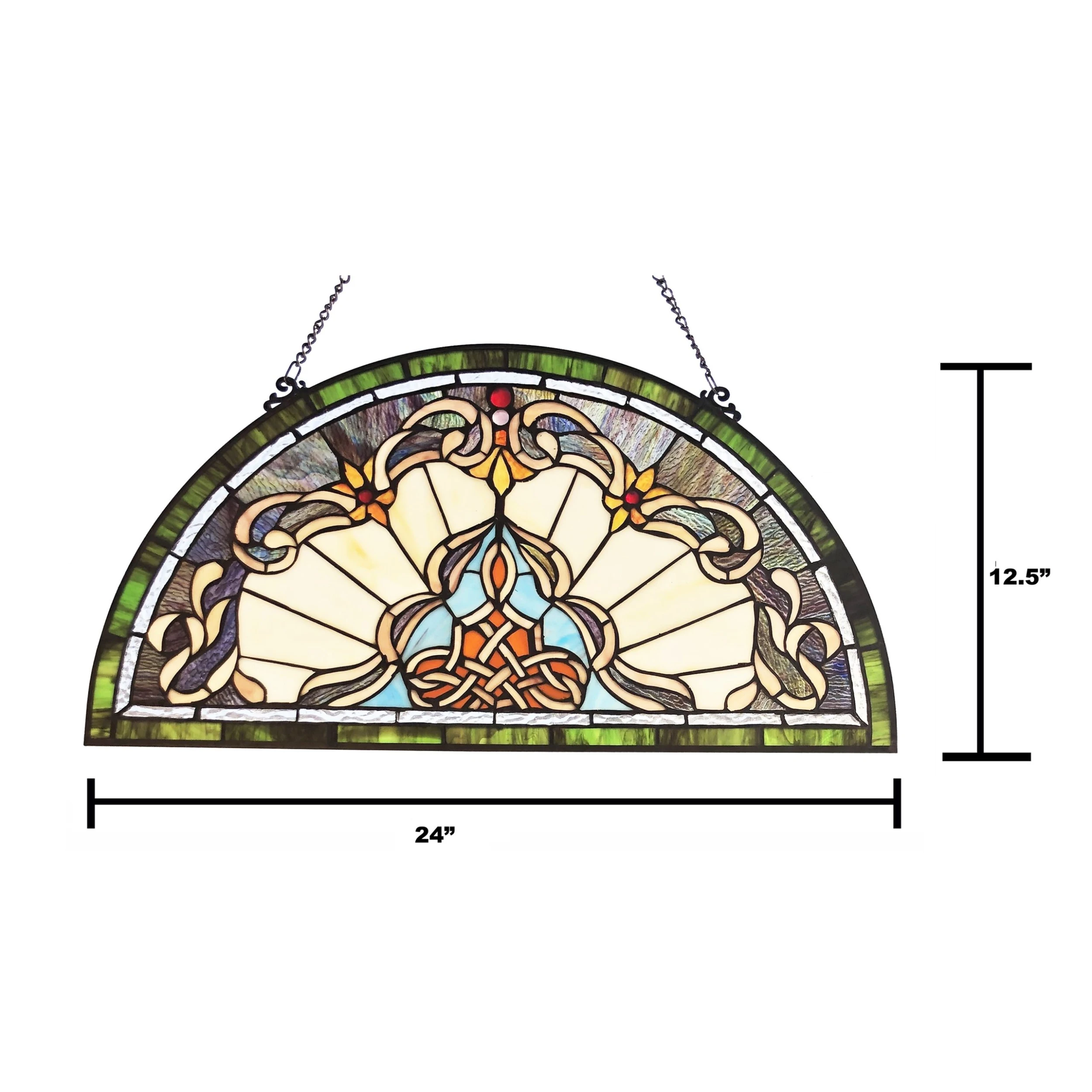 Deals ???? Gracewood Hollow Delapaz Half-circle Glass Window Panel/Suncatcher ???? 6 Deals ???? Gracewood Hollow Delapaz Half-circle Glass Window Panel/Suncatcher ???? - Image 4