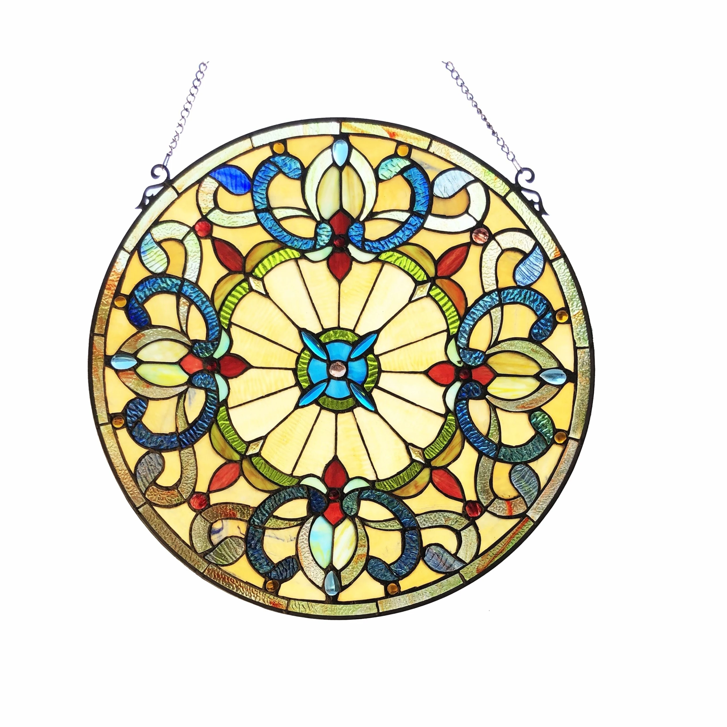 Budget ✨ Gracewood Hollow Dilloway Circular Glass Window Panel/Suncatcher ???? 4 Budget ✨ Gracewood Hollow Dilloway Circular Glass Window Panel/Suncatcher ???? - Image 2