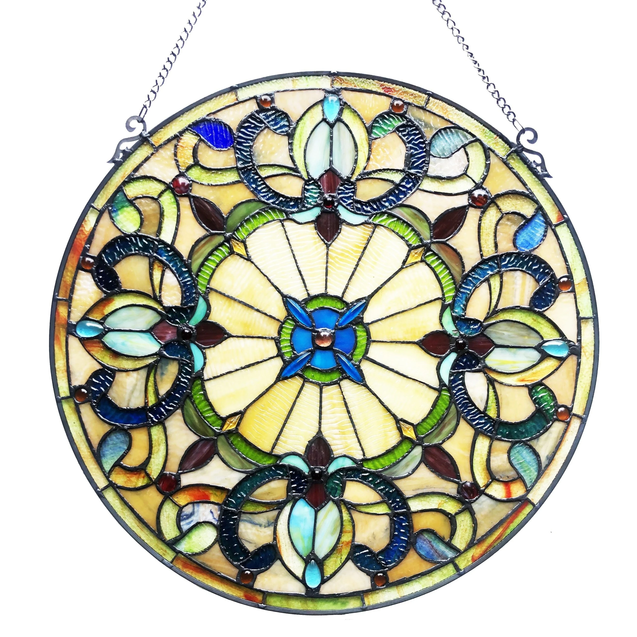 Budget ✨ Gracewood Hollow Dilloway Circular Glass Window Panel/Suncatcher ???? 5 Budget ✨ Gracewood Hollow Dilloway Circular Glass Window Panel/Suncatcher ???? - Image 3