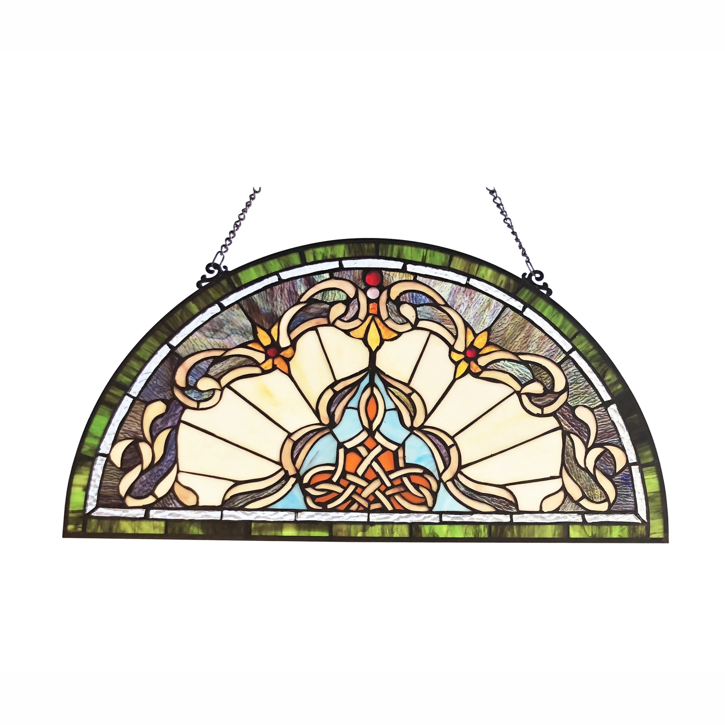 Deals ???? Gracewood Hollow Delapaz Half-circle Glass Window Panel/Suncatcher ???? 4 Deals ???? Gracewood Hollow Delapaz Half-circle Glass Window Panel/Suncatcher ???? - Image 2