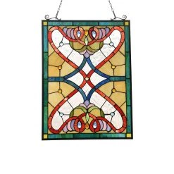 Wholesale ???? Gracewood Hollow Yengo Victorian Stained Glass Window Panel Suncatcher ????