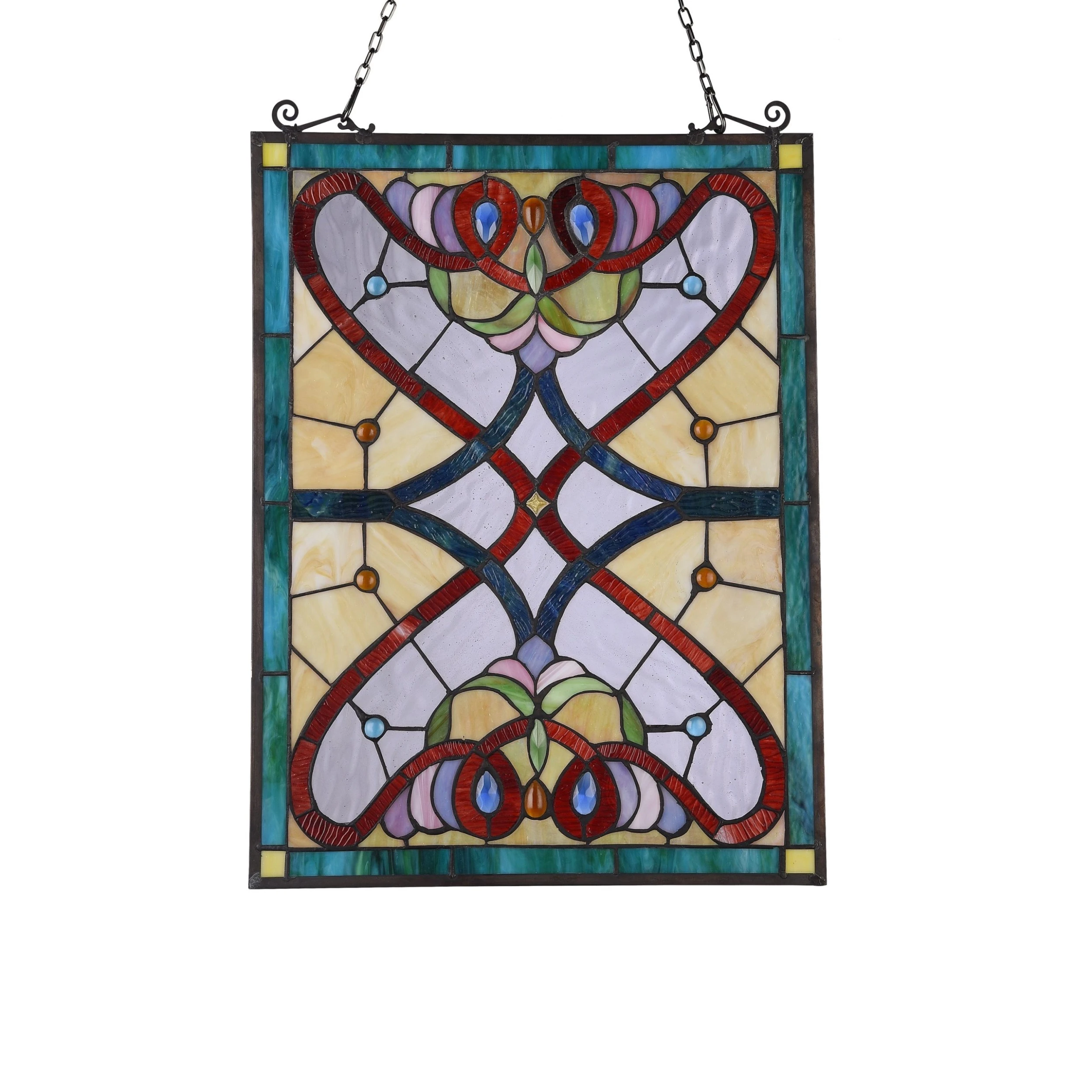 Wholesale ???? Gracewood Hollow Yengo Victorian Stained Glass Window Panel Suncatcher ???? 4 Wholesale ???? Gracewood Hollow Yengo Victorian Stained Glass Window Panel Suncatcher ???? - Image 2