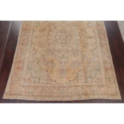 Flash Sale ???? Gracewood Hollow Mbise Handmade Distressed Medallion Persian Area Rug - 12'5" X 9'5" ???? -Gracewood Hollow shop Vintage Muted Tabriz Medallion Handmade Distressed Persian Area Rug 125 x 95 21c54e04 3d52 4d53 b07b 92ad48d6b9cc