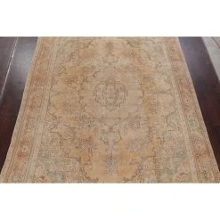 Flash Sale ???? Gracewood Hollow Mbise Handmade Distressed Medallion Persian Area Rug - 12'5" X 9'5" ???? -Gracewood Hollow shop Vintage Muted Tabriz Medallion Handmade Distressed Persian Area Rug 125 x 95 674fee1b 9c2b 47d5 b483 67376d1409e1