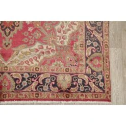 Discount ⌛ Gracewood Hollow Mwashinga Handmade Distressed Medallion Persian Area Rug - 10'3" X 6'8" ⌛ -Gracewood Hollow shop Vintage Tabriz Floral Medallion Hand Knotted Wool Persian Area Rug 103 x 68 01b0b0b5 a53a 441b 9b5e c376931335b2