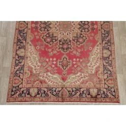 Discount ⌛ Gracewood Hollow Mwashinga Handmade Distressed Medallion Persian Area Rug - 10'3" X 6'8" ⌛ -Gracewood Hollow shop Vintage Tabriz Floral Medallion Hand Knotted Wool Persian Area Rug 103 x 68 e48c4791 a116 49de afda 2fbe09c1e12d