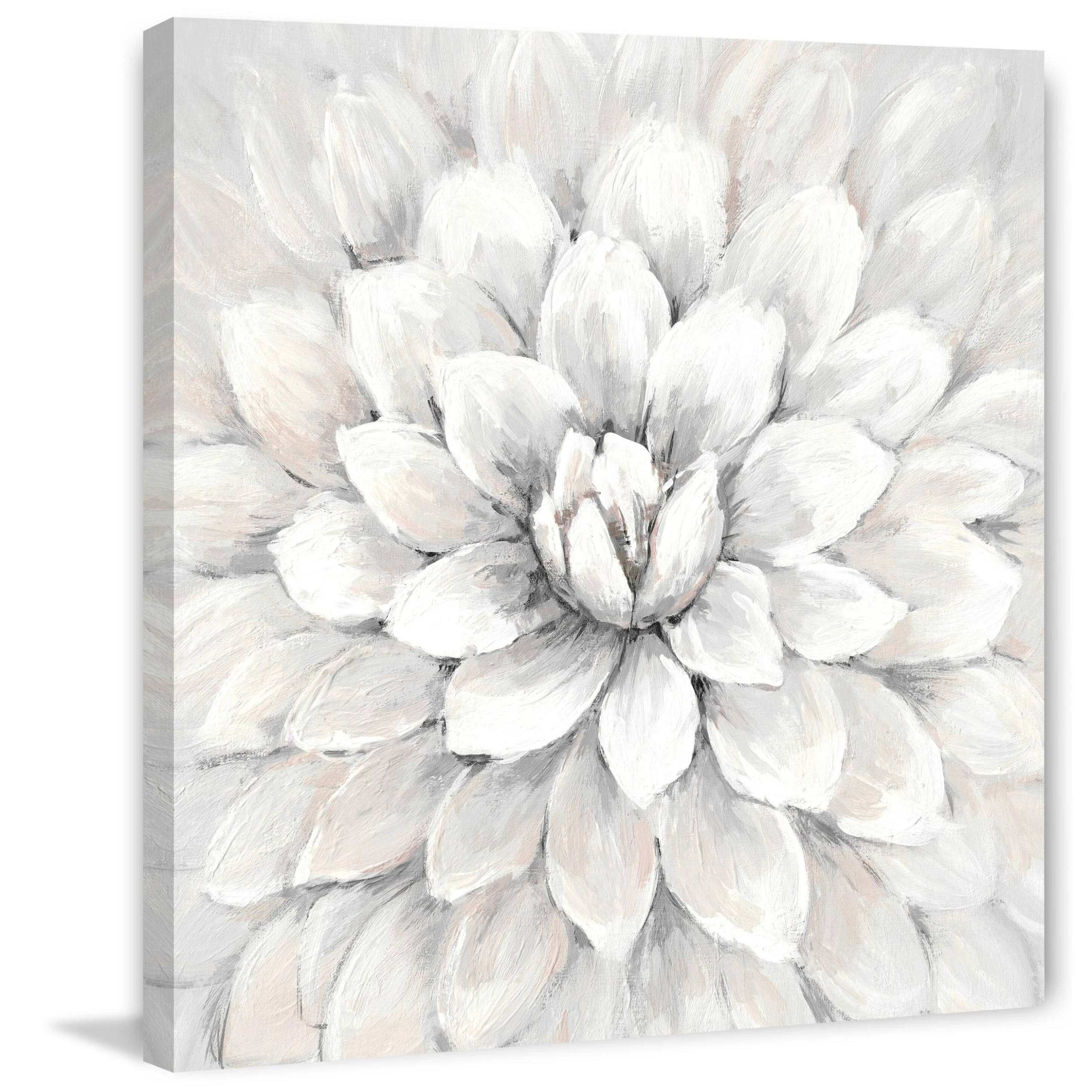 Cheapest ???? Gracewood Hollow White Mum Wrapped Canvas Print ⌛ 4 Cheapest ???? Gracewood Hollow White Mum Wrapped Canvas Print ⌛ - Image 2