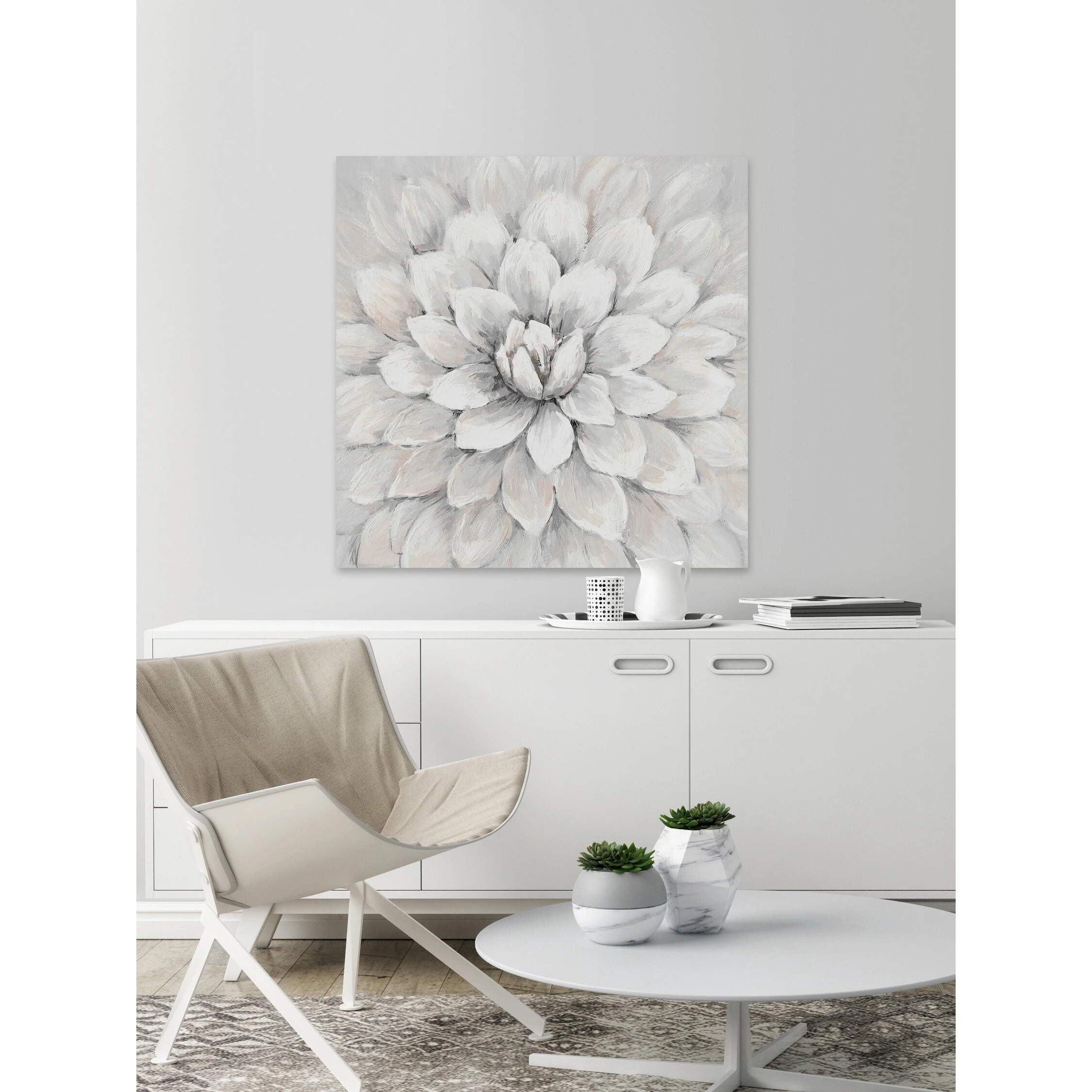 Cheapest ???? Gracewood Hollow White Mum Wrapped Canvas Print ⌛ 5 Cheapest ???? Gracewood Hollow White Mum Wrapped Canvas Print ⌛ - Image 3
